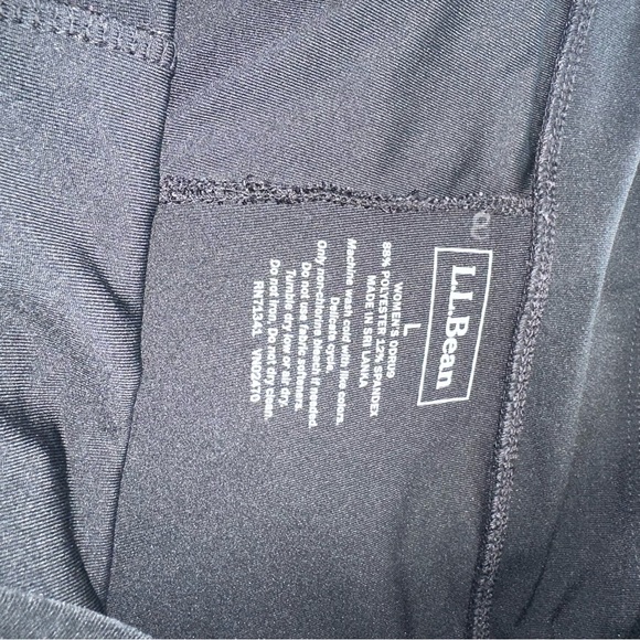 L.L.Bean Women Stretch Hiking Athletic Black Skort Large - Picture 5 of 6